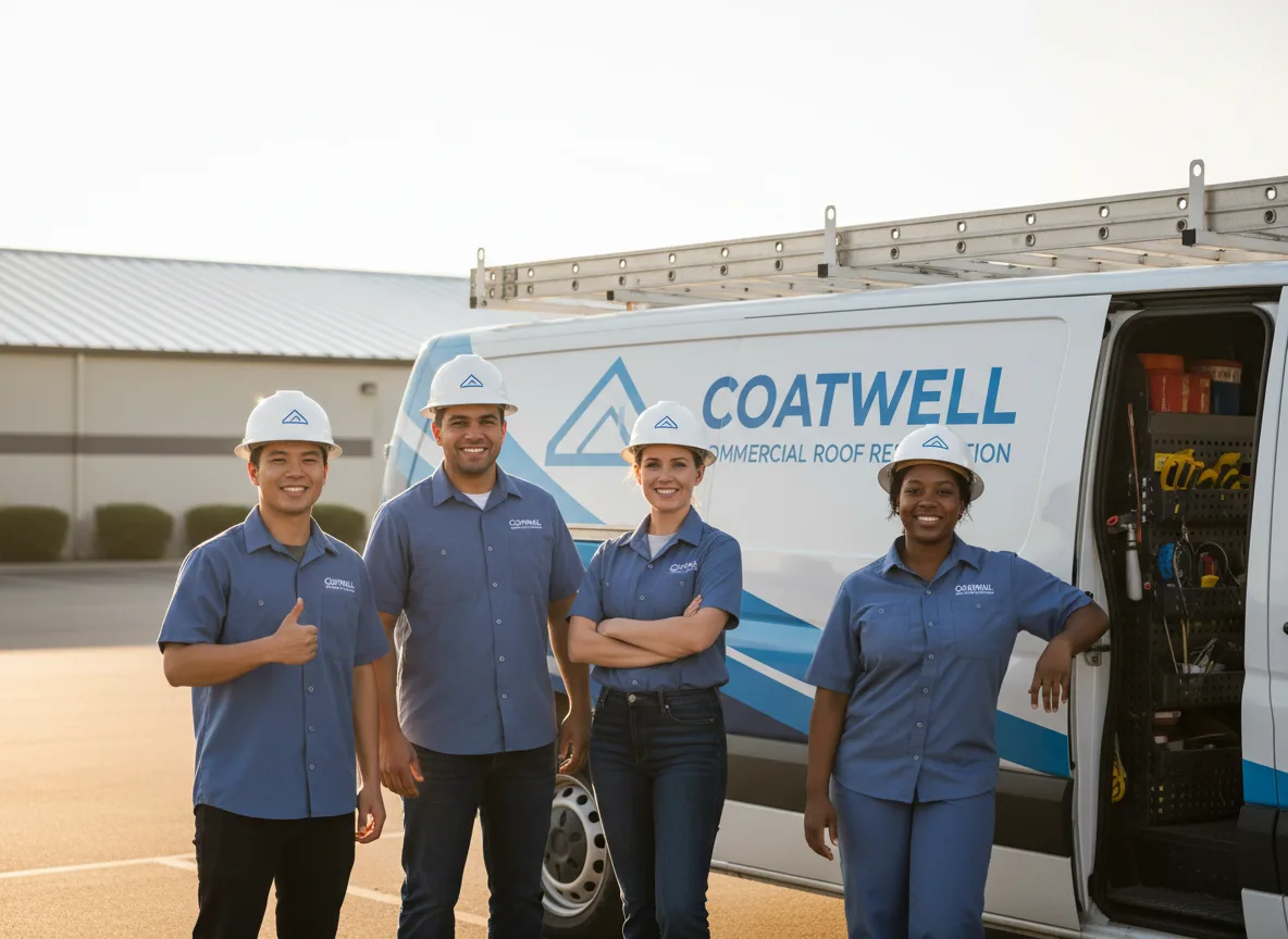 Commercial roof coating company in Sunset, LA